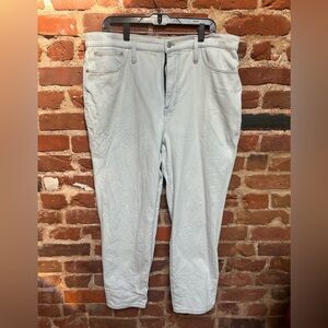 Madewell High Rise Light Blue Mom Jeans